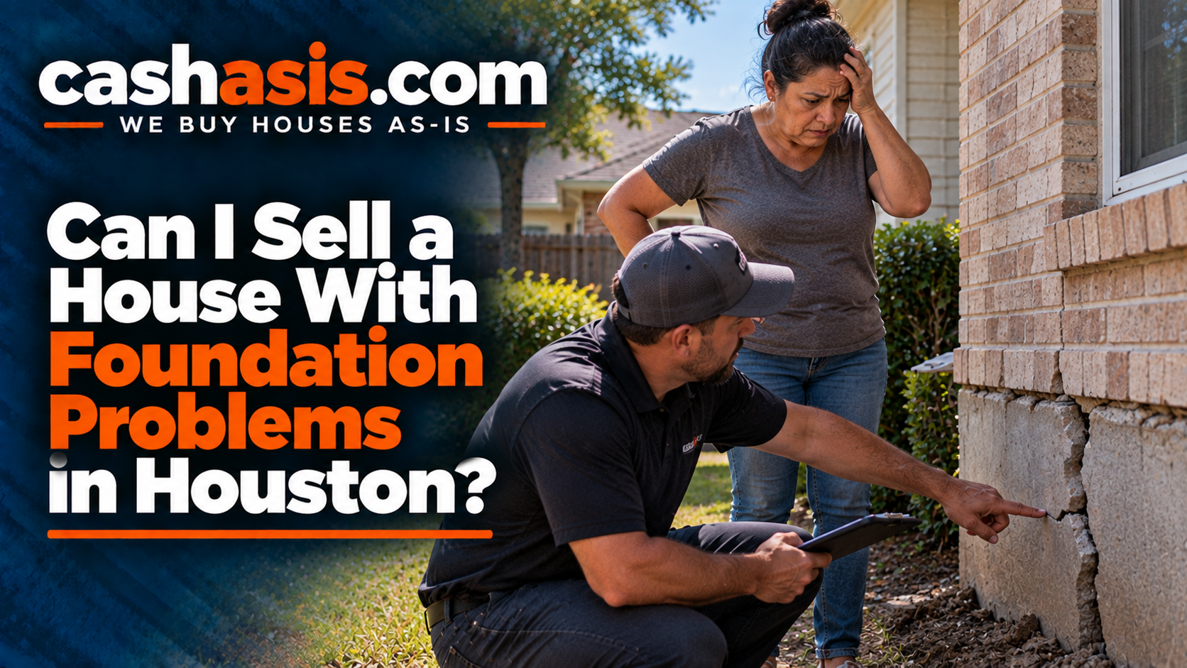 Selling a house with foundation problems in Houston
